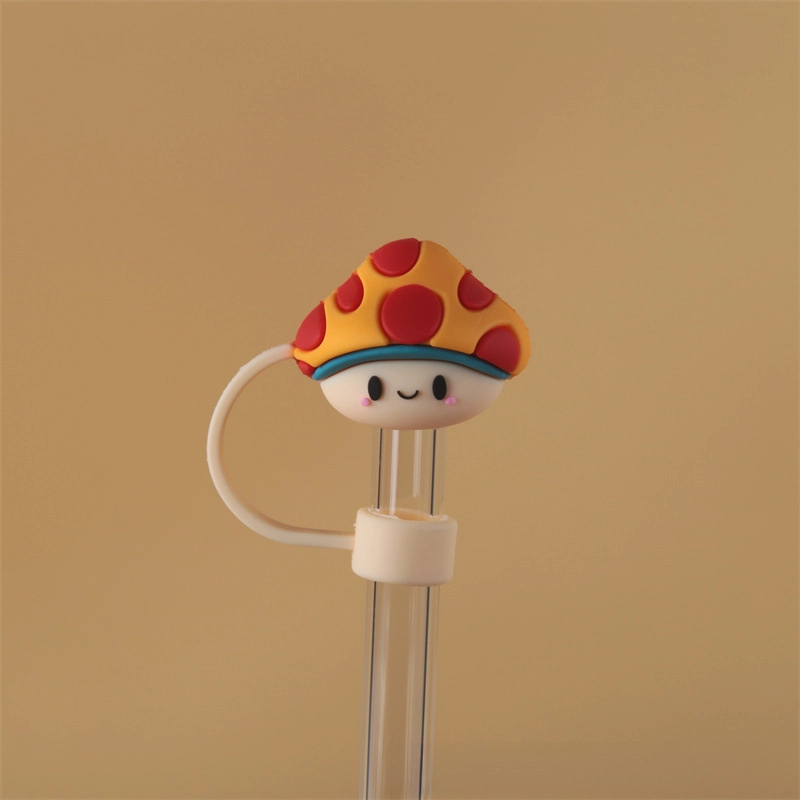 10mm Glass Straw Cap Dust Cover Stainless Steel Straw Dust Cover Dust Plug 10mm Large Diameter Milk Tea