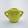 Cute Ceramic Vase Fridge Magnets Refrigerator Stickers for Fridge (6Pcs)
