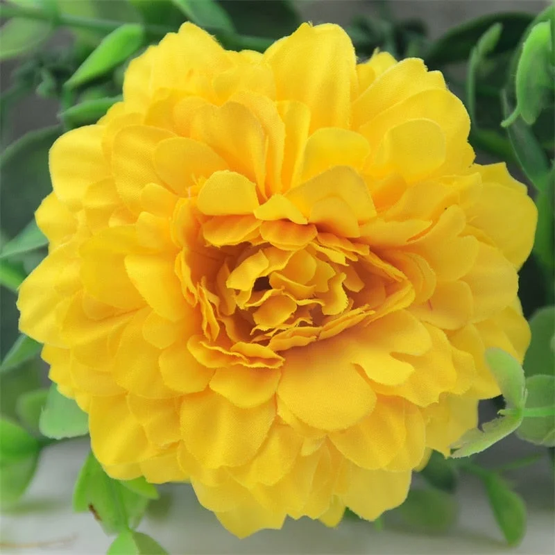 20pcs/lot 7cm  Artificial Silk Dahlia Daisy Chrysanthemum Flower Heads For Home Wedding Decoration Handmade DIY Fake Flowers