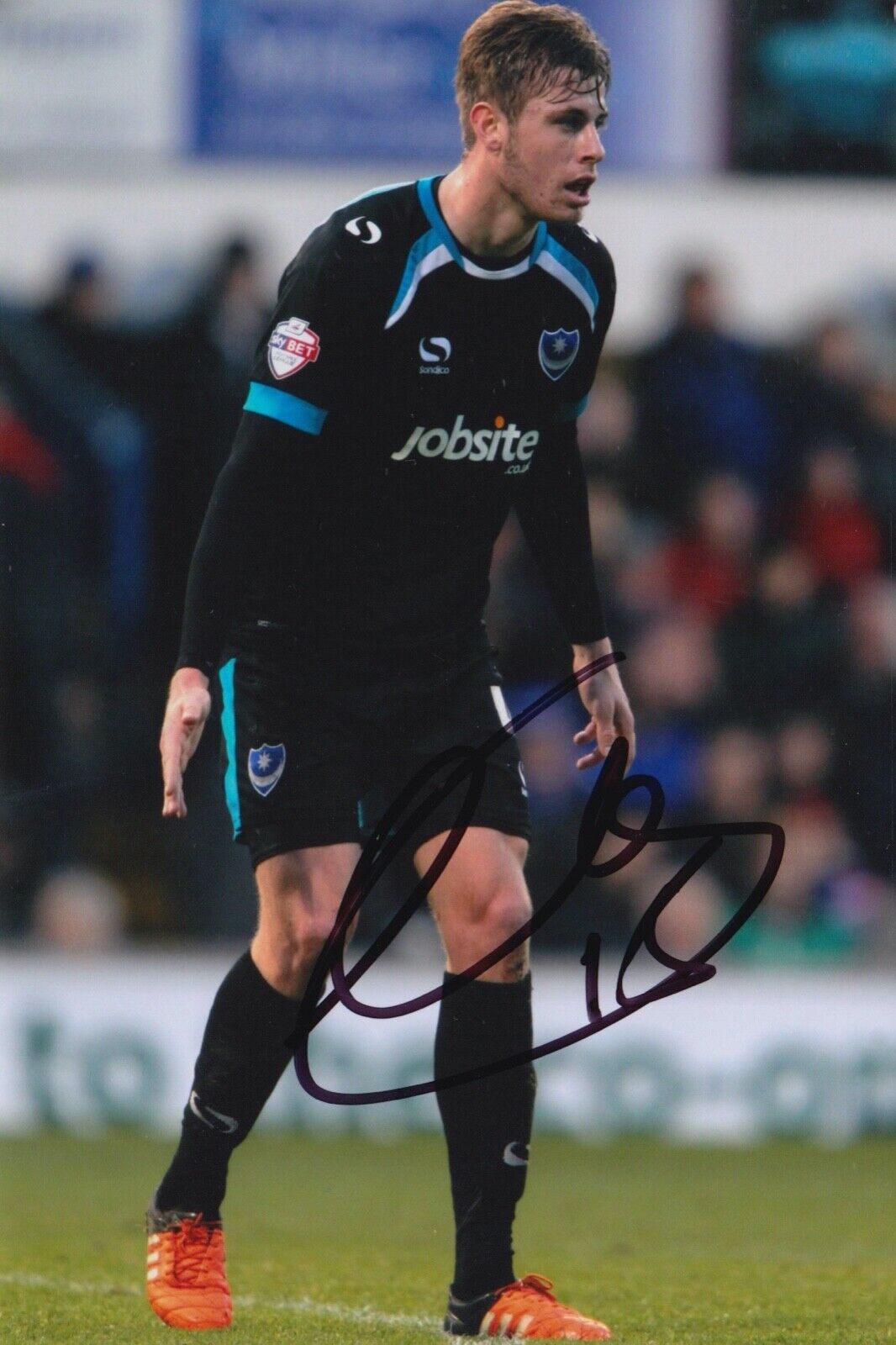 ADAM WEBSTER HAND SIGNED 6X4 Photo Poster painting - FOOTBALL AUTOGRAPH - PORTSMOUTH 1.