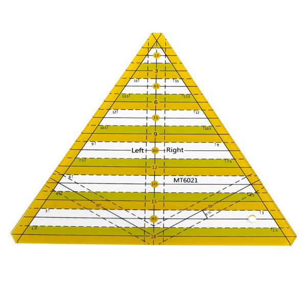 Equilateral Triangle Quilting & Patchwork Ruler