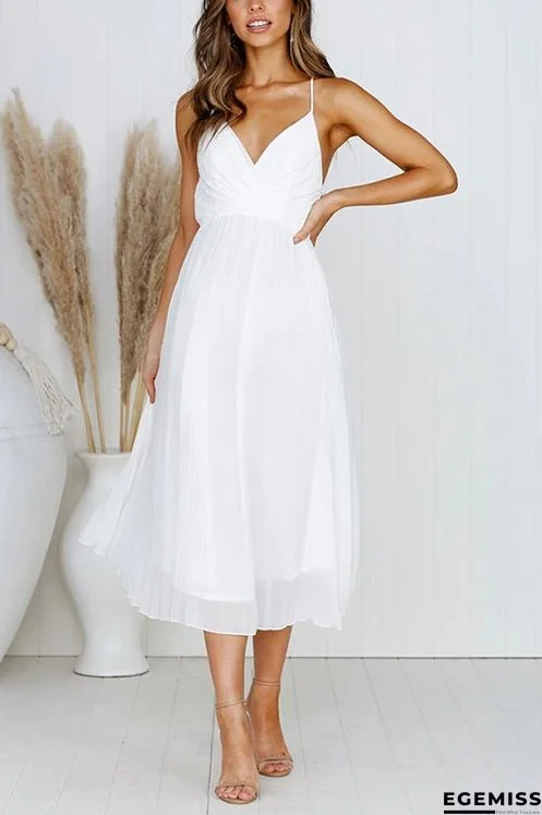 Spaghetti Strap Midi Dress | EGEMISS