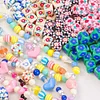 Lovely Chessboard Flower Dice Square Acrylic Beads DIY Jewelry