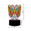 Butterfly DIY Diamond Painting LED Light Lamp Home Decor Craft Kit