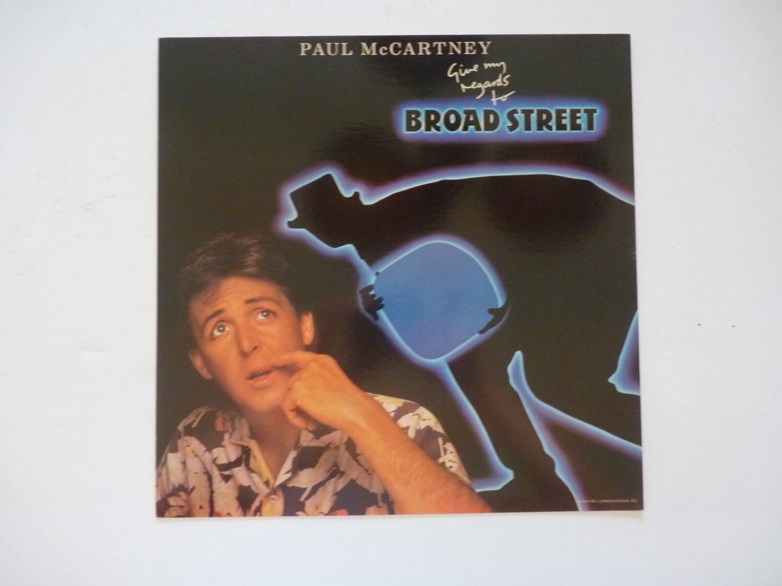 Paul McCartney Regards to Broad Street LP Record Photo Poster painting Flat 12x12 Poster