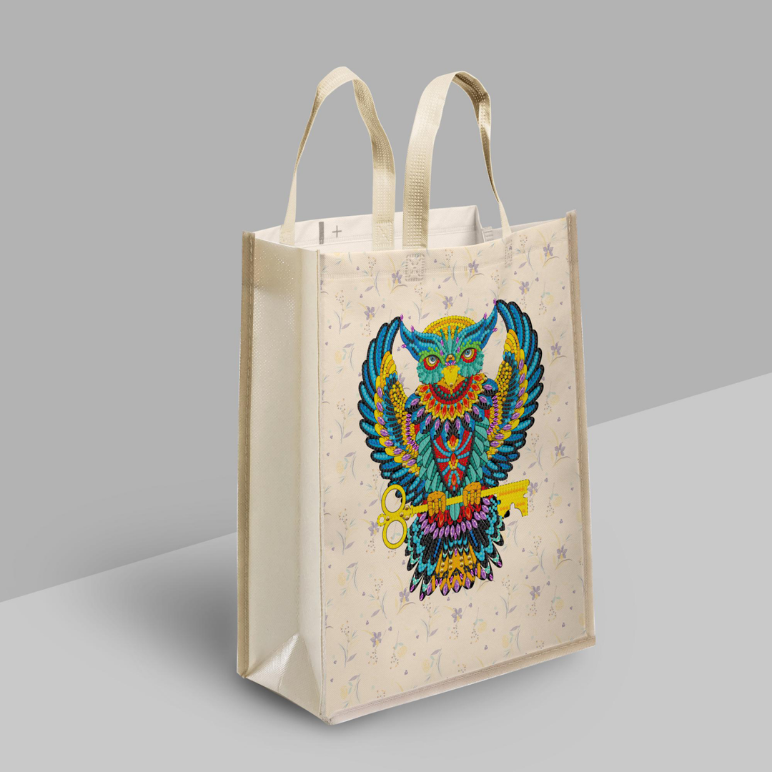 

Owl - 5D DIY Craft Eco-friendly Bag, 501 Original