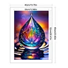 Water Drop Flowers-11CT Stamped Cross Stitch 40*60cm (Big Size)