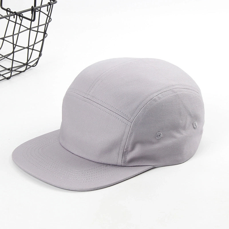 Pure Cotton Flying Cap Five Cap Camping Cap Flat Eaves Baseball Cap Skateboard Cap Street Tide Cap Men’s And Women’s Hat Can Be Fixed