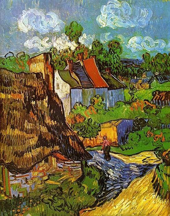 

Houses In Auvers By Van Gogh – Paint By Numbers - 40*50CM, 501 Original
