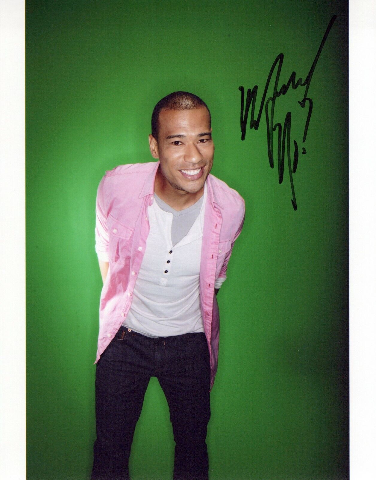 Michael Yo head shot autographed Photo Poster painting signed 8x10 #7