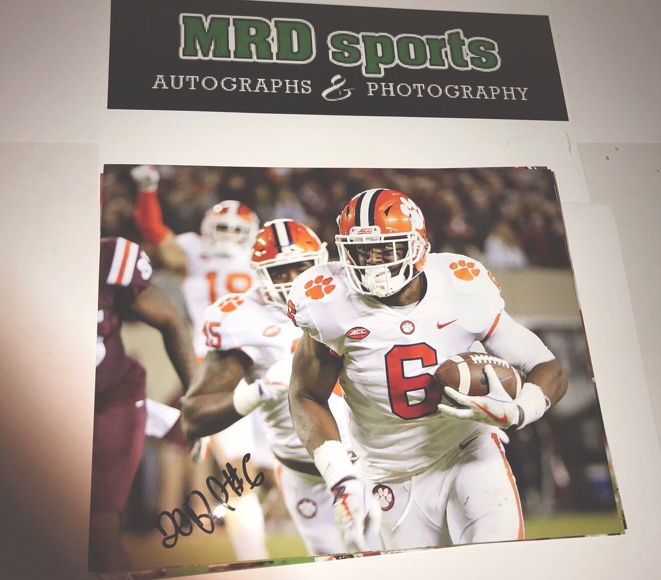 Dorian O’Daniel Clemson Tigers hand signed autographed 8x10 football Photo Poster painting