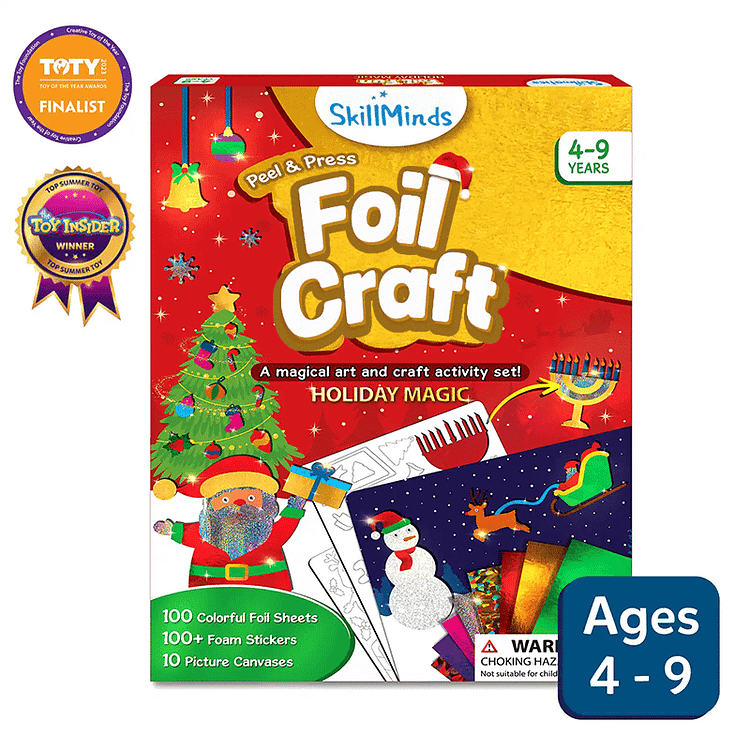 🏆Hot Sale⚡ 💥Foil Art & Craft Activity 🤲💓No Mess Art Kit 