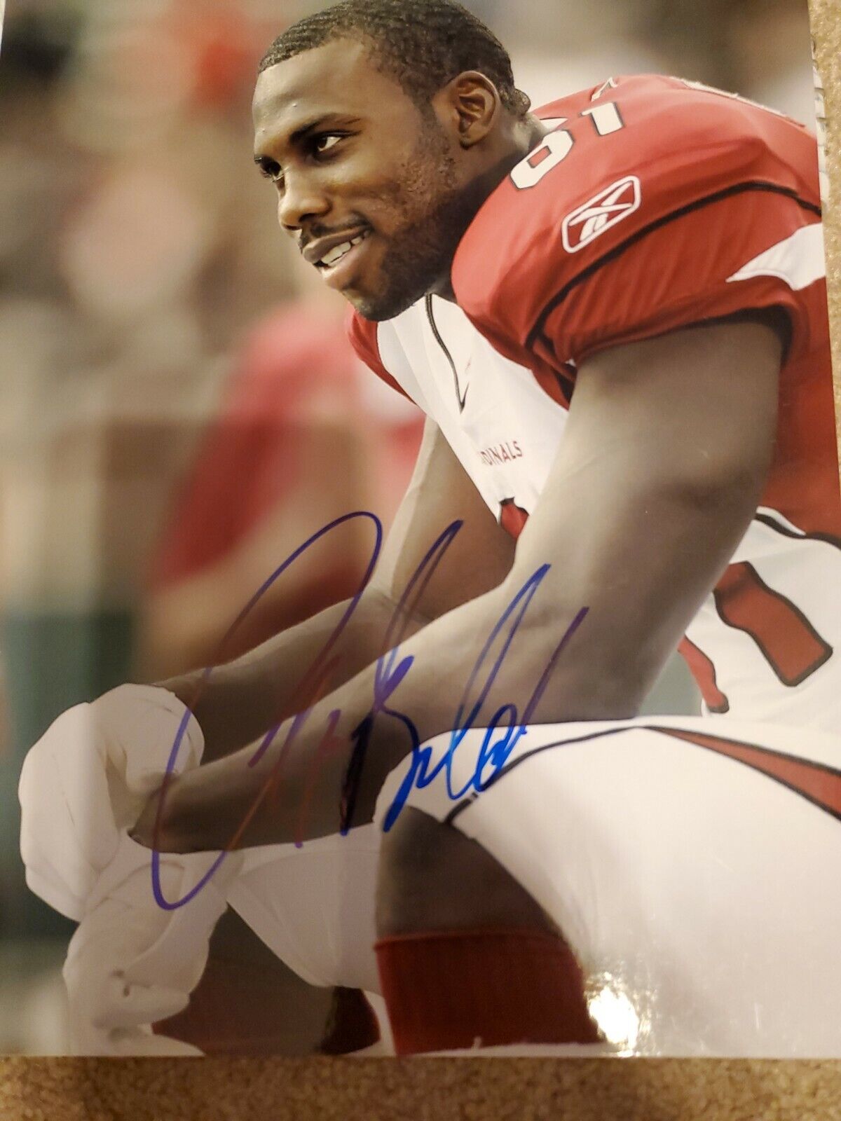 Anquan Boldin Hand Signed Autograph 8x10 Photo Poster painting Arizona Cardinals