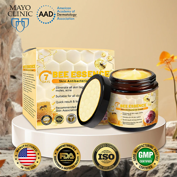 Bee Essence Skin Antibacterial Cream—used to treat a variety of skin diseases (AAD recommended)