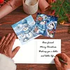 6pcs Diamond Painting Xmas Snowman Greeting Cards Congratulations Cards & Gifts