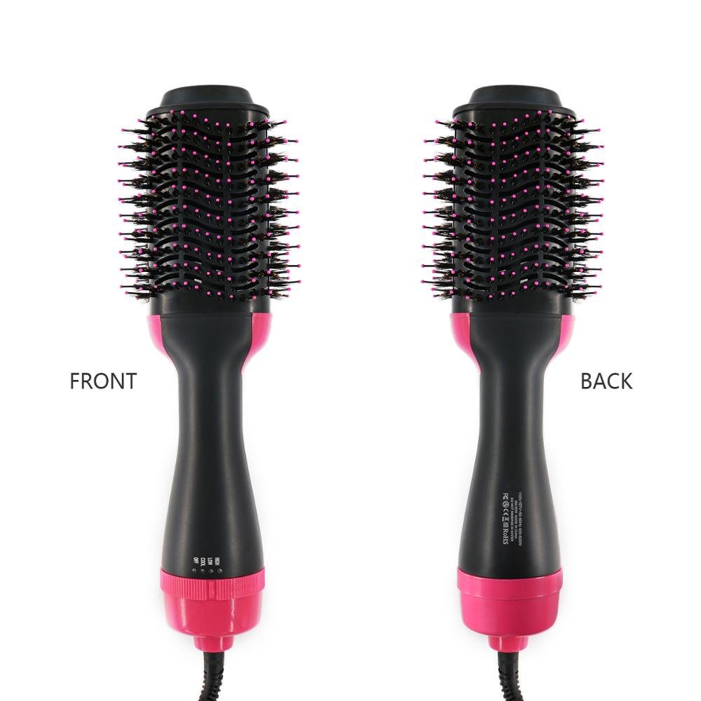 2-in-1 One Step Hair Dryer Hot Air Brush Hair Straightener Comb Curling Brush Hair Styling Tools | IFYHOME
