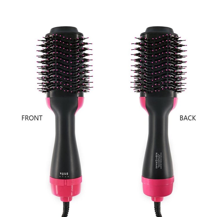 2 IN 1 One Step Hair Dryer Hot Air Brush Hair Straightener Comb Curling brush hair styling tools
