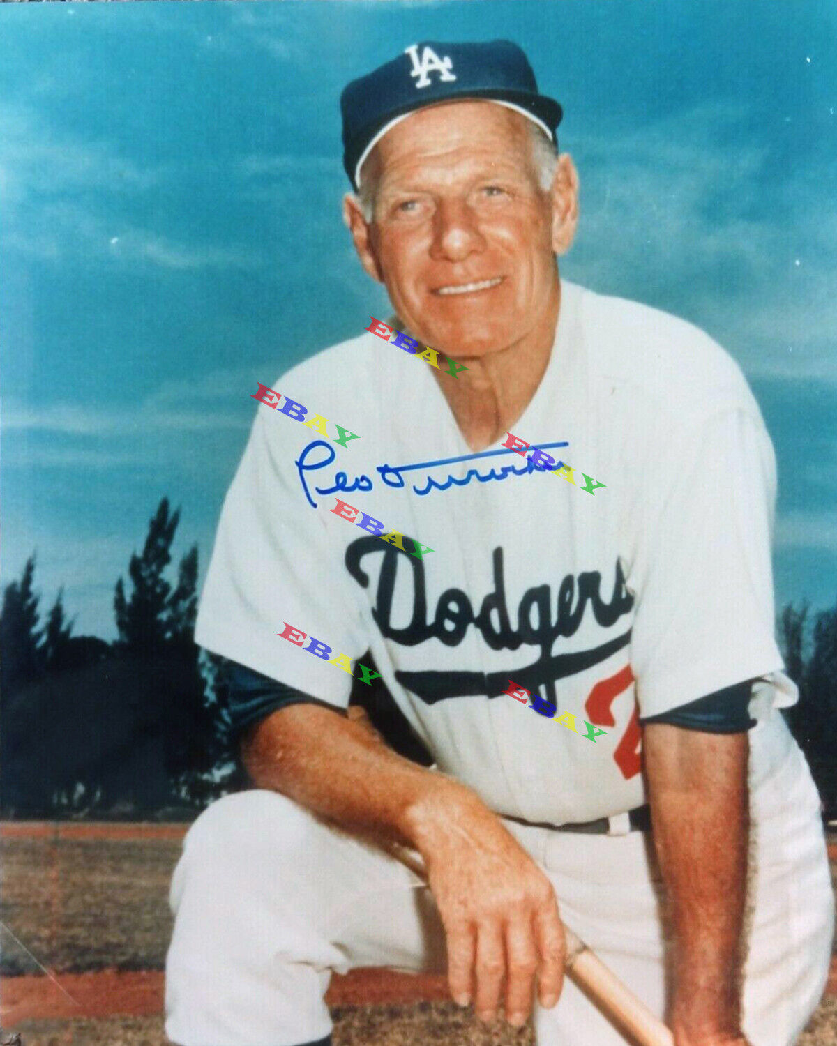 Leo Durocher Los Angeles Dodgers Autographed Signed 8x10 Photo Poster painting Reprint