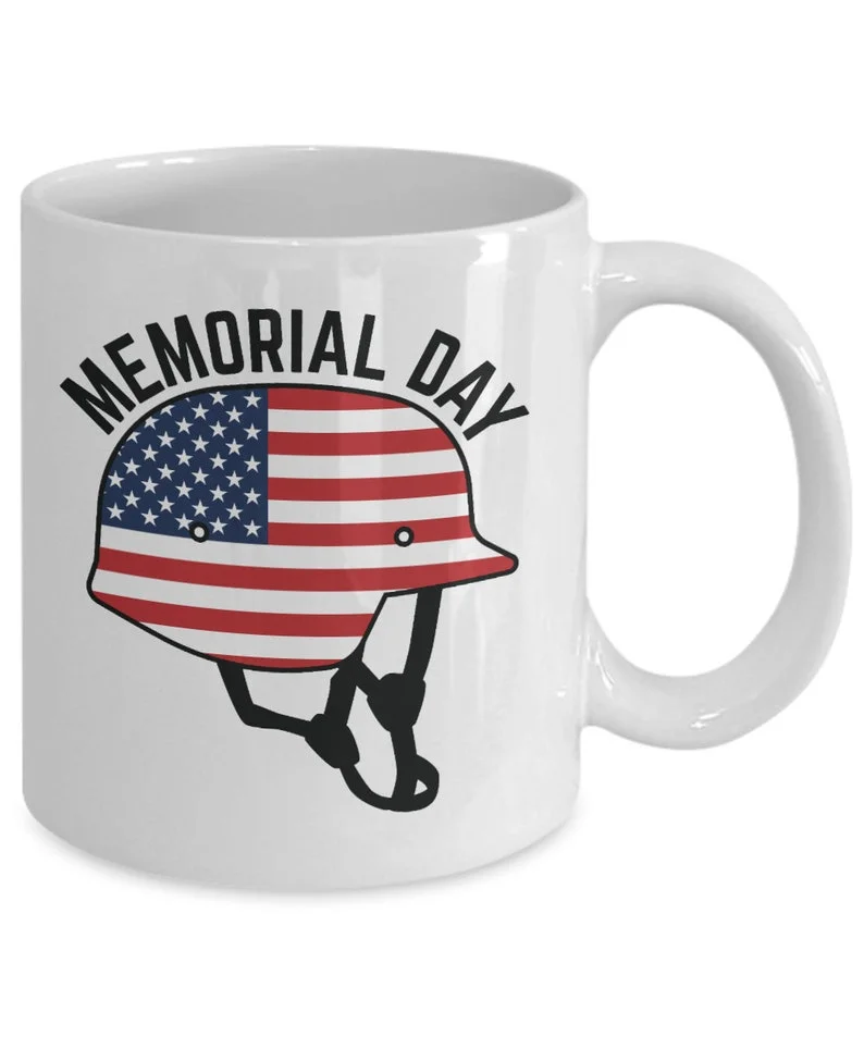 Patriotic memorial day coffee mug