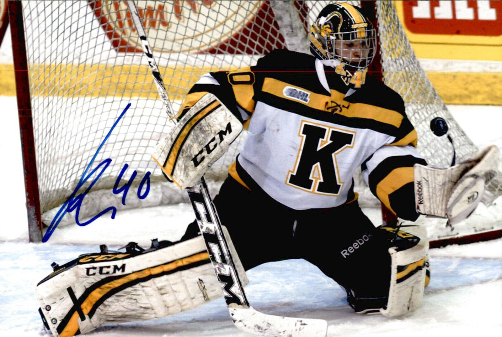 Lucas Peressini SIGNED 4x6 Photo Poster painting KINGSTON FRONTENACS #3