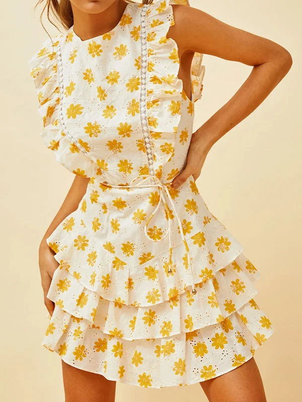 Frill cake dress