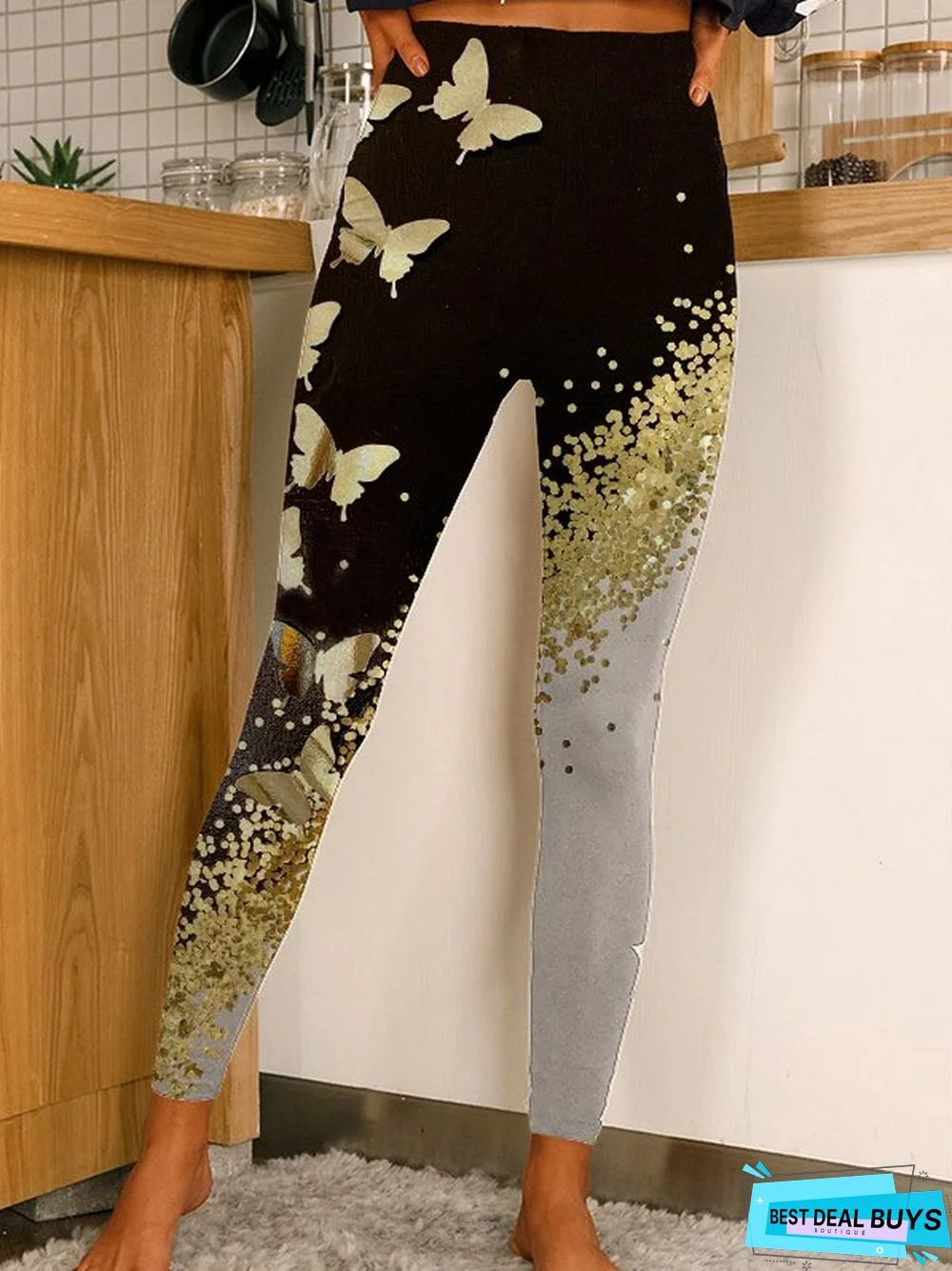 Casual Printed Fit Leggings