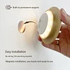 Solid Wood Magnetic Induction Lamp Smart Night Light Decorative Relief Wall Lamp USB Charging Night Light Suitable For Corridor Bedroom Living Room Stairs