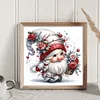Flower Gnome-18CT Stamped Cross Stitch 30*30cm/11.81*11.81in