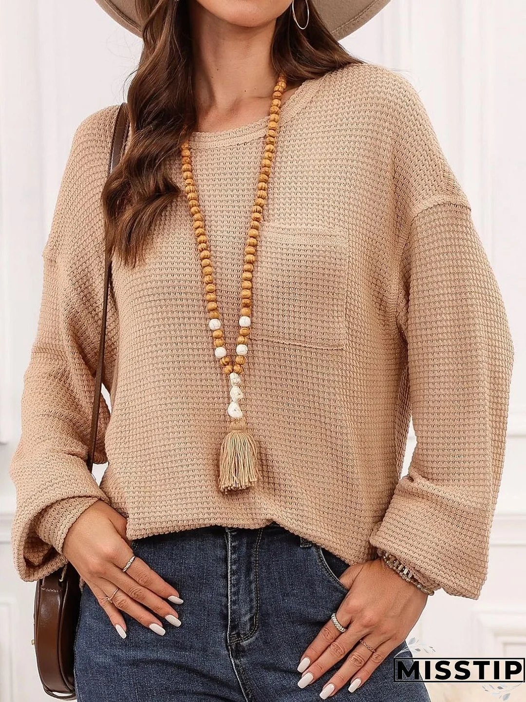 Round Neck Long Sleeve T-Shirt