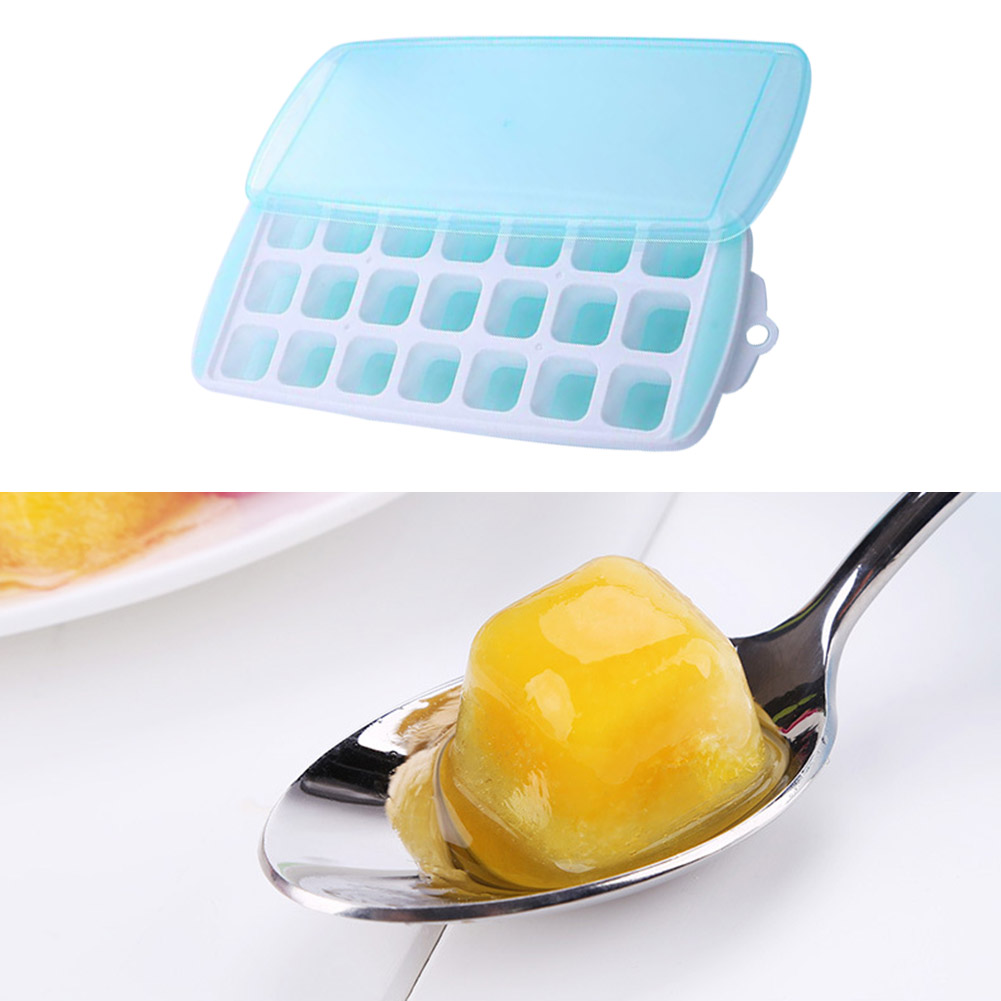 

3pcs/set 21 Grids Ice Cube Maker DIY Bar Drink Ice Cream Mould with Clip, 501 Original