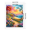 Flowers Landscape-11CT Stamped Cross Stitch 40*55cm/15.75*21.65in tapestrymarket