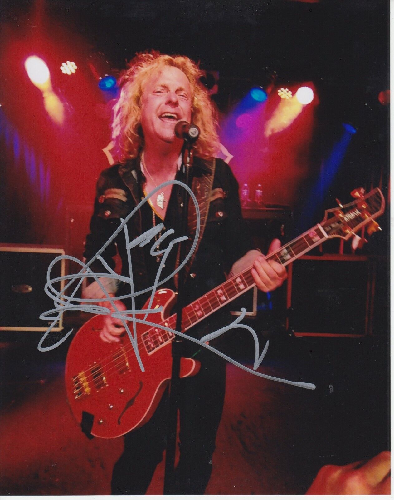 Jack Blades (Night Ranger) 8x10 Signed Photo Poster painting w/ COA Singer #1