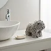 Chenille Dog Hand Towel Fluffy and Soft Decorative Puppy Towels Highly Sorbent Microfiber Multipurpose for Bathroom Kitchen Washstand