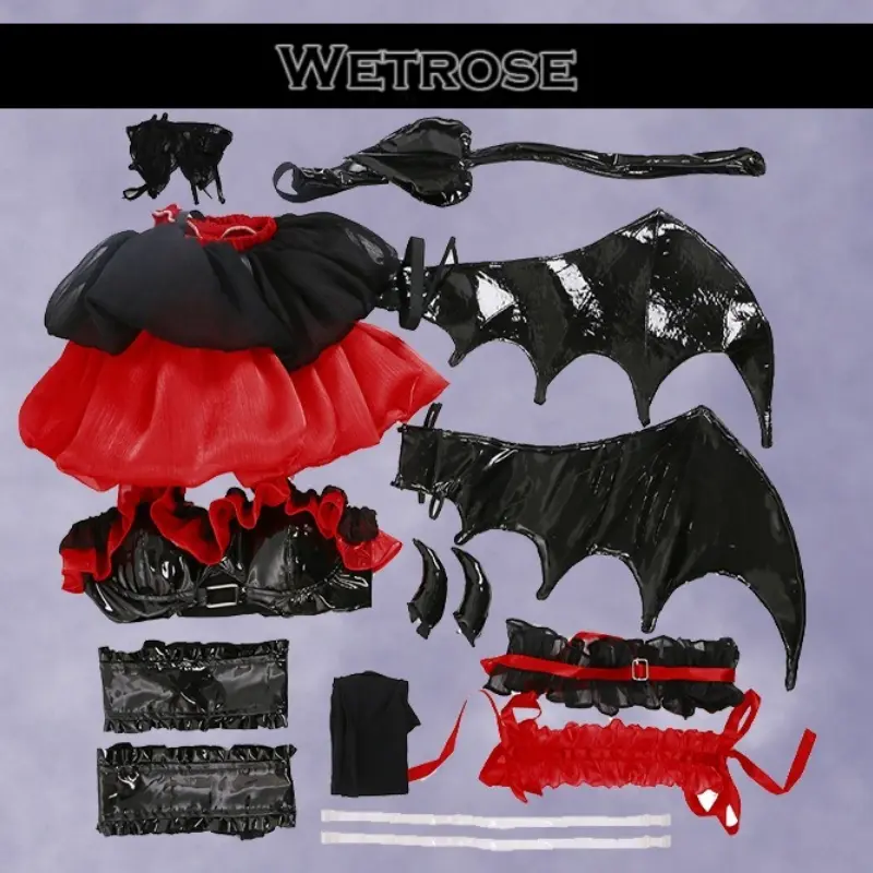 [Wetrose] In Stock Little Devil Red Swimsuit Bunny Girl Anime Cosplay Costume