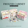 Freezer Shape Fridge Magnets Fridge Stickers with Food Models for Kitchen Locker