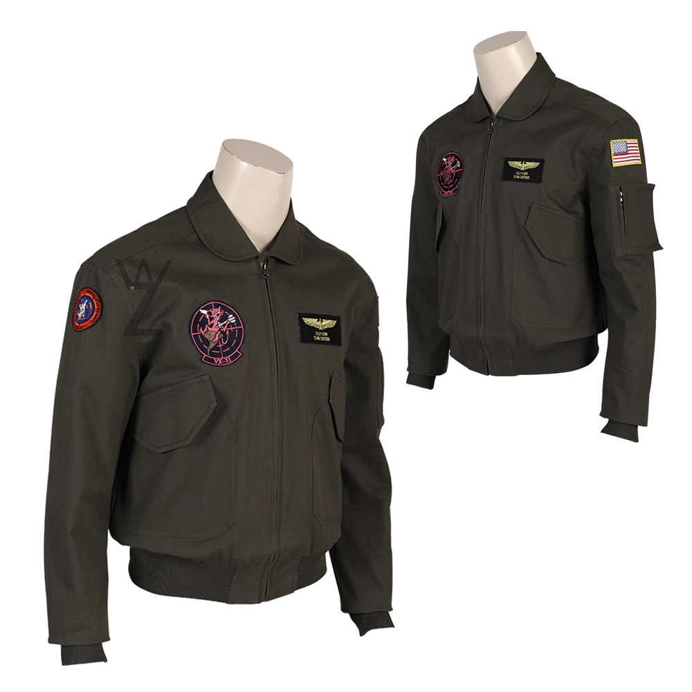 Top Gun Maverick Pilot Jacket Cosplay Costume