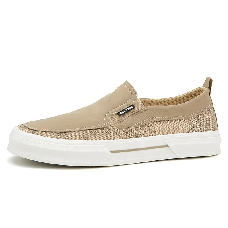 Yyvonne Walk 25622 Summer New Men's Shoes Niche Fashion Trend Casual Shoes Net Low Help Flat Heel Shoes