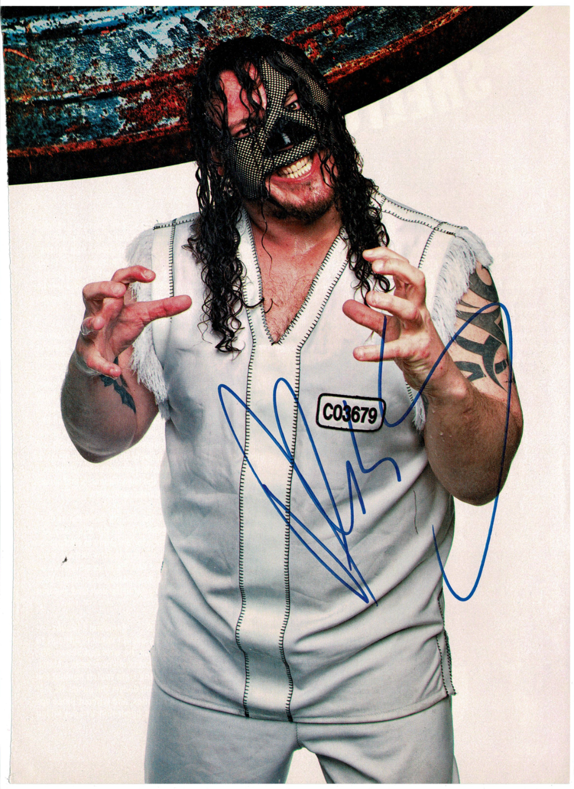 Abyss signed autographed magazine Photo Poster painting! RARE! AMCo Authenticated! 13579