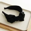 Neutral Color Large Bowknot Ribbon Hair Band