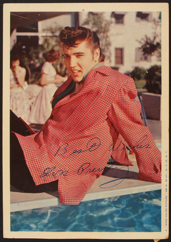 ELVIS PRESLEY Signed Photo Poster paintinggraph - Rock & Roll Singer Vocalist Colour - preprint