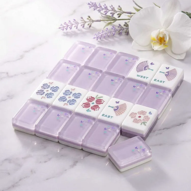 Butterfly Crystal American Mahjong Set 3-Layer &mdash; 160 Tiles
