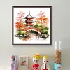 Pavilions-11CT Stamped Cross Stitch 40*40cm/15.75*15.75in tapestrymarket