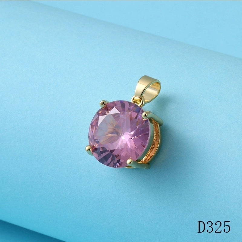 1 Piece Copper Fruit Bow Knot Pendant