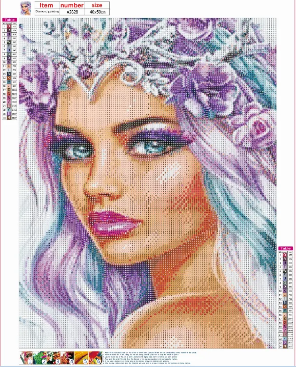 Beauty - Full Round Diamond Painting(40x50cm)