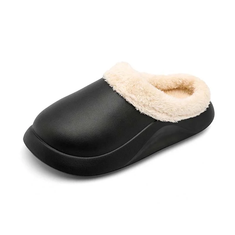 Letclo™ Waterproof  Non-slip Thick-soled Plus Velvet Couple EVA Slippers letclo Letclo