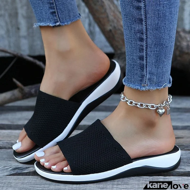 Fashionable Soft Casual Lady Slip-On Slippers