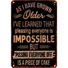 Impossible - Vintage Metal Signs - 20*30cm/30*40cm - Warning