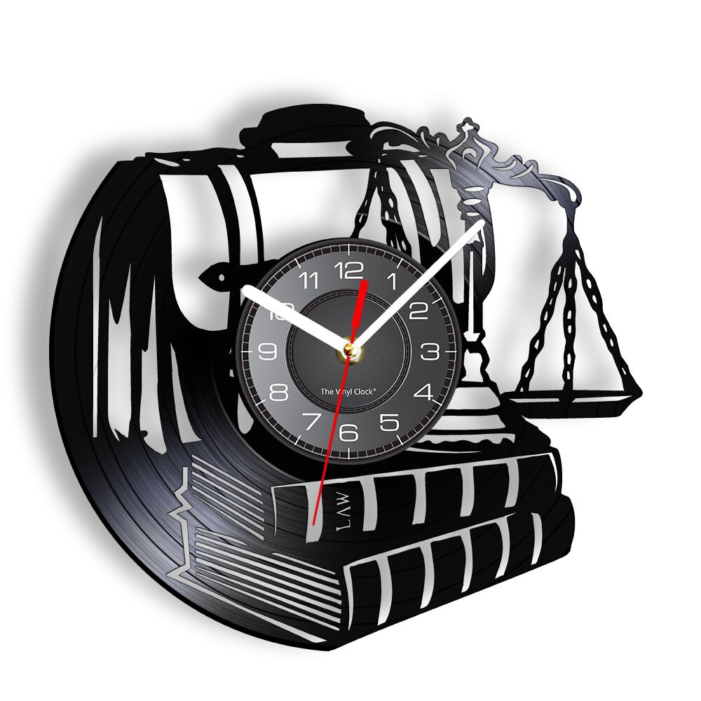 

Attorney Balance Scale - Vinyl Record Wall Clock - Without LED, 501 Original