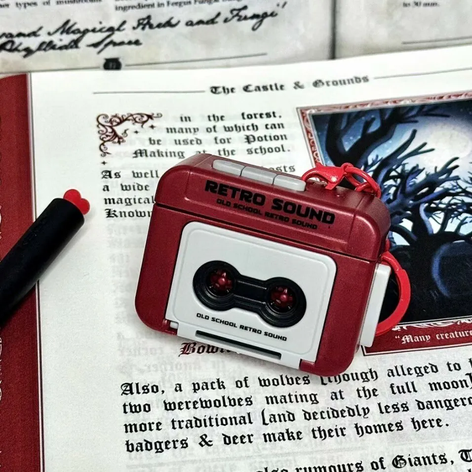 Retro Recorder Tape Keychain