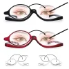 Lunettes de maquillage pivotantes à lentille unique Flip
